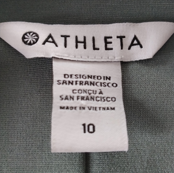 Athleta Eastbound Sage Green Open Front Blazer 10 - Picture 11 of 12